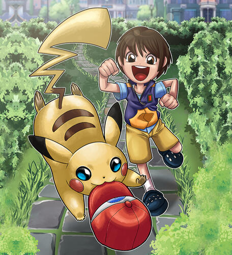 Trainer + Pokemon + Bg